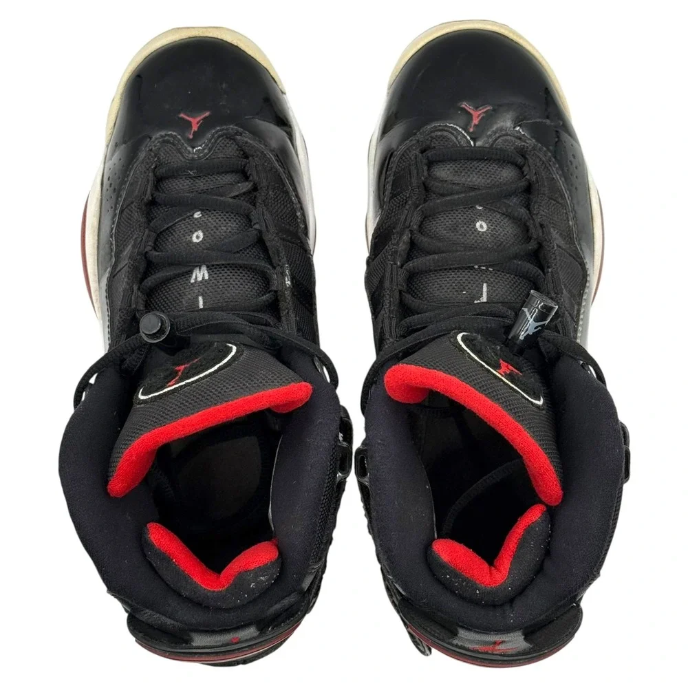 Nike Air Jordan 6 Rings Bred Black‎ Red White Youth 7Y / Women's 8.5 323419-062